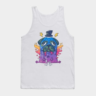 dug pug cool cartoon Tank Top